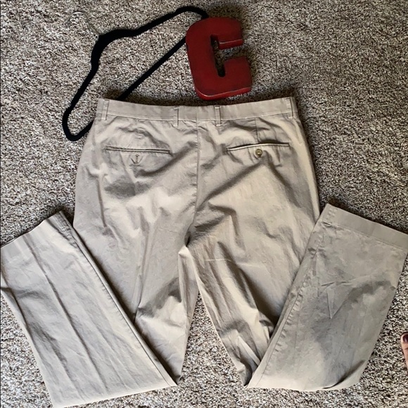 EXPRESS men’s stretch khaki casual slacks - Picture 3 of 4